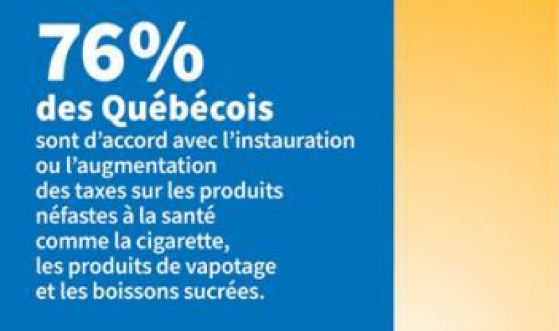 Taxer les produits nuisibles à la santé; une solution durable pour faire face au déficit du gouvernement du Québec